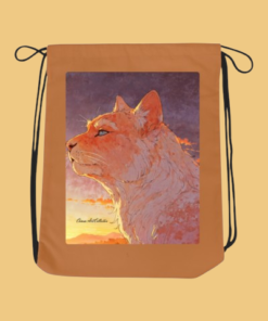 khaki drawstring anime cat-Photoroom