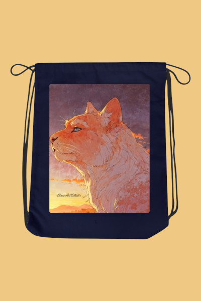 navy blue drawstring anime cat-Photoroom