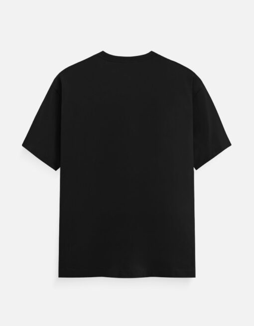 Plain Black Unisex Classic Premium T-Shirt - Image 2