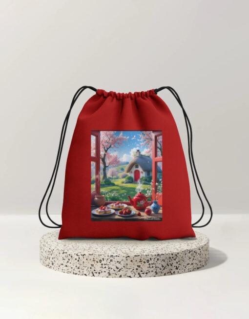 Spring Vibes Premium Unisex Drawstring Bag