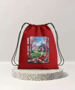 Spring Vibes Premium Unisex Drawstring Bag