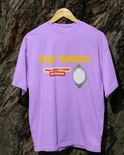 Face Yourself Unisex Premium Oversized T-Shirt - Image 7