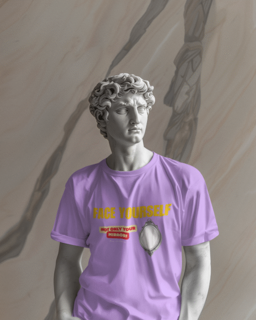Face Yourself Unisex Premium Oversized T-Shirt - Image 8