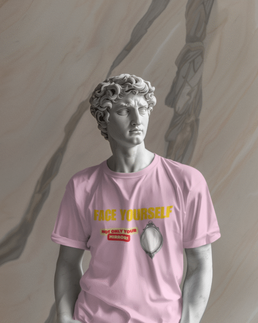 Face Yourself Unisex Premium Oversized T-Shirt - Image 5