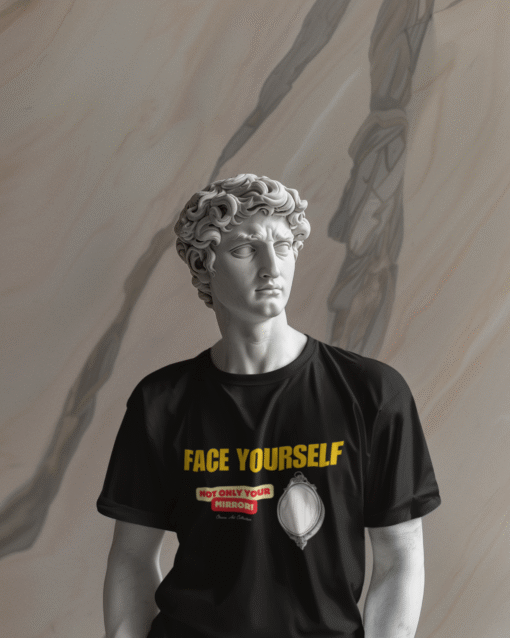 Face Yourself Unisex Premium Oversized T-Shirt - Image 2