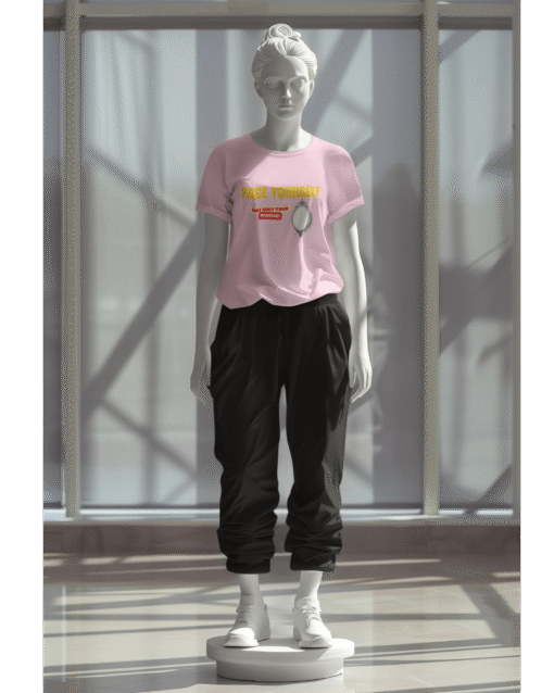 Face Yourself Unisex Premium Oversized T-Shirt - Image 6