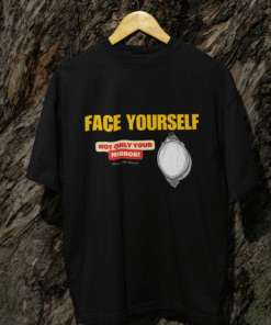 Face Yourself Unisex Premium Oversized T-Shirt