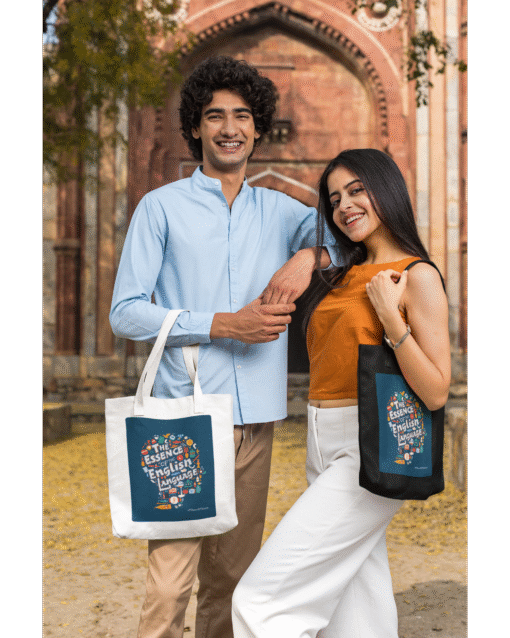 Literary Mind Canvas Unisex Zipper Tote Bag - Image 3
