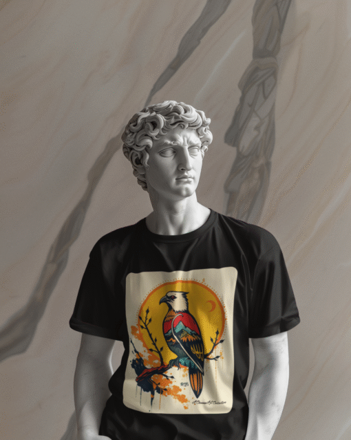 Falcon Premium Unisex Oversized Classic Tee - Image 2