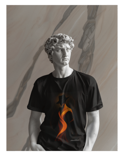 Phantom Flame Premium Unisex Classic T-Shirt - Image 2