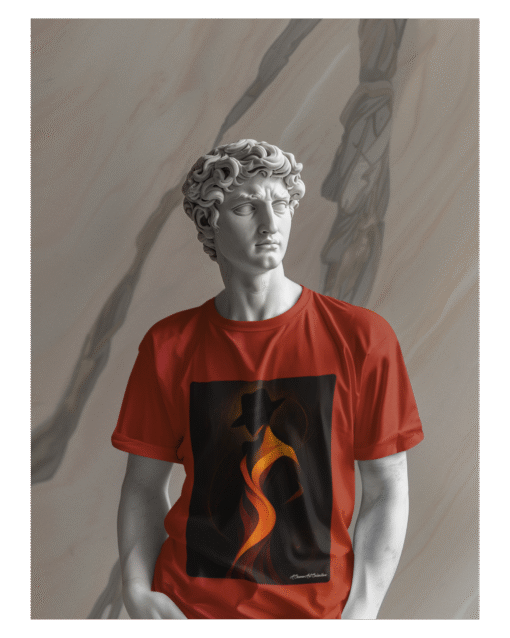 Phantom Flame Premium Unisex Classic T-Shirt - Image 5