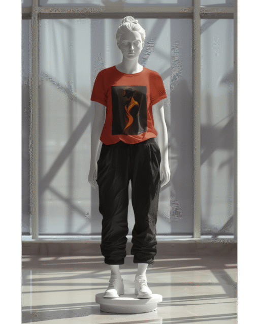 Phantom Flame Premium Unisex Classic T-Shirt - Image 6