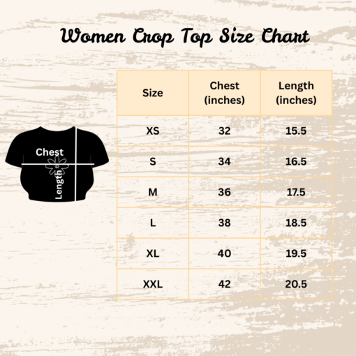Women's Premium Time Flow Crop Top - Image 3