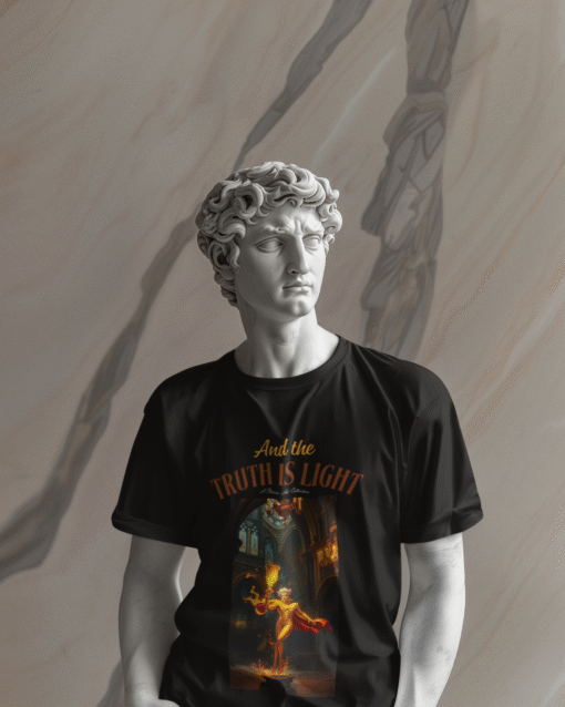 Truth is Light Unisex Premium Oversized T-Shirt - Image 2