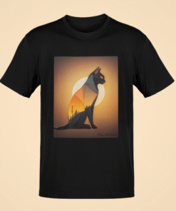 Unisex Premium Onyx Cat T-Shirt