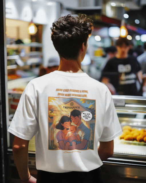 Orphan Gold Back Print Premium Unisex T-Shirt - Image 2