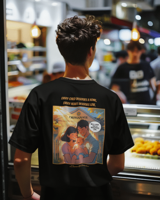 Orphan Gold Back Print Premium Unisex T-Shirt - Image 5