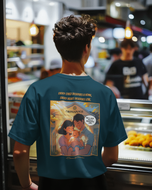 Orphan Gold Back Print Premium Unisex T-Shirt - Image 8