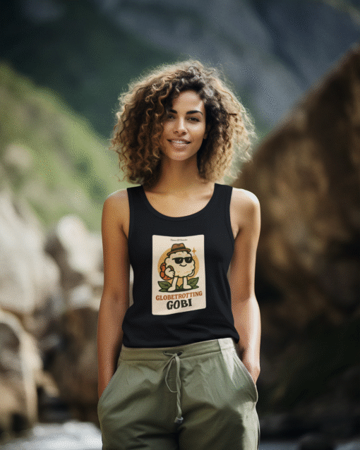 Globetrotting Gobi Premium Women's Tank Top - Image 2