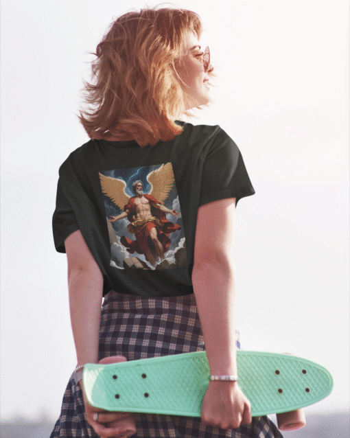 Isaac Sacrifice Back Print Unisex T-Shirt - Image 6