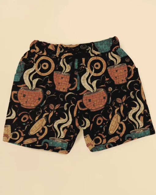 Brew Mosaic Premium Unisex AOP Sports Shorts