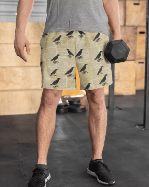Crow Chronicle Premium Men’s AOP Shorts men