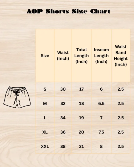 Crow Chronicle Premium Men’s AOP Shorts price chart
