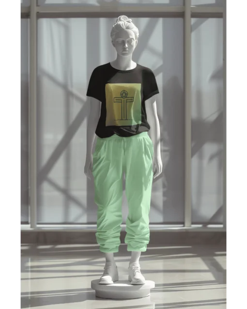 Divine Faith Premium Unisex Classic T-Shirt green black combo