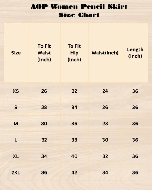 Ethnic Royal Women AOP Premium Pencil Skirt price chart