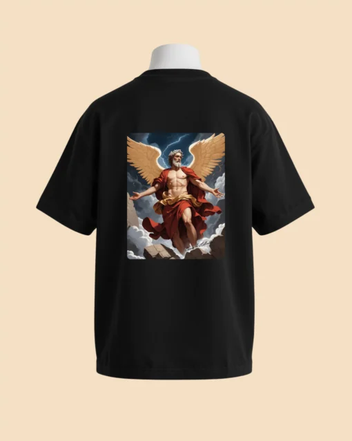 Isaac Sacrifice Back Print Unisex T-Shirt (black)