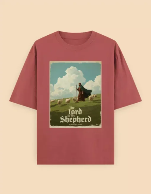 Jesus Shepherd Unisex Oversized Classic T-Shirt cream
