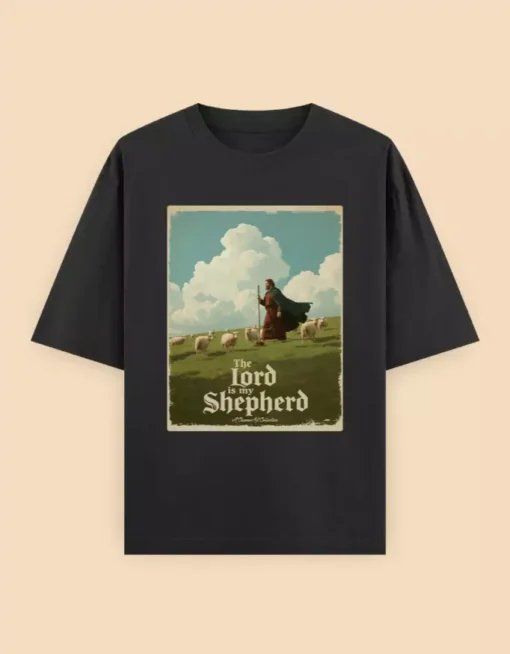 Jesus Shepherd Unisex Oversized Classic T-Shirt grey