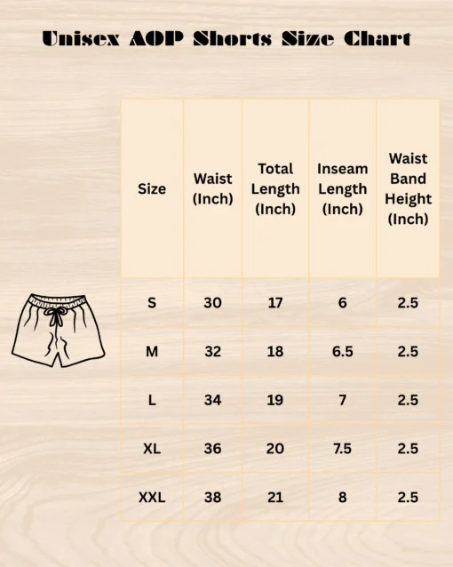 Timeless Pharaoh Premium Unisex AOP Shorts price chart