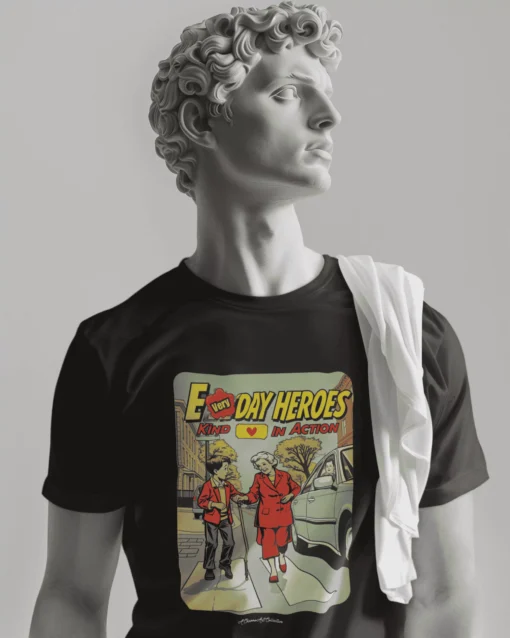 Unisex Premium Everyday Heroes T-Shirt (black )