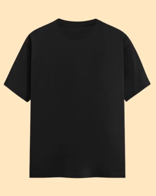 Plain Black Unisex Classic Premium T-Shirt