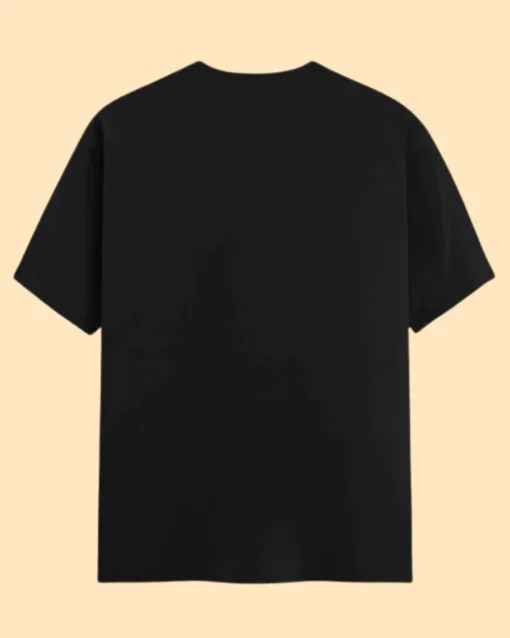 Plain Black Unisex Classic Premium T-Shirt - Image 2