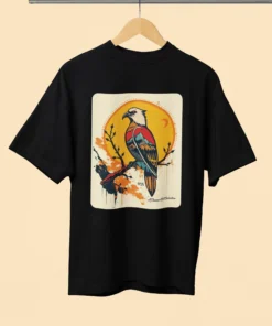 Falcon Premium Unisex Oversized Classic Tee BLACK T