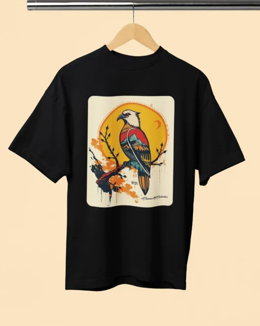 Falcon Premium Unisex Oversized Classic Tee BLACK T