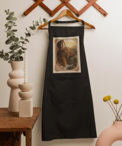 Imperial Tiger Premium Kitchen Apron Black
