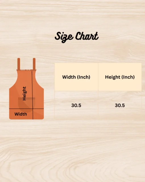 Imperial Tiger Premium Kitchen Apron Price Chart