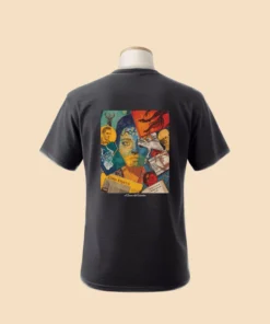 LitVibe Back Print Premium Unisex T-Shirt BLACK