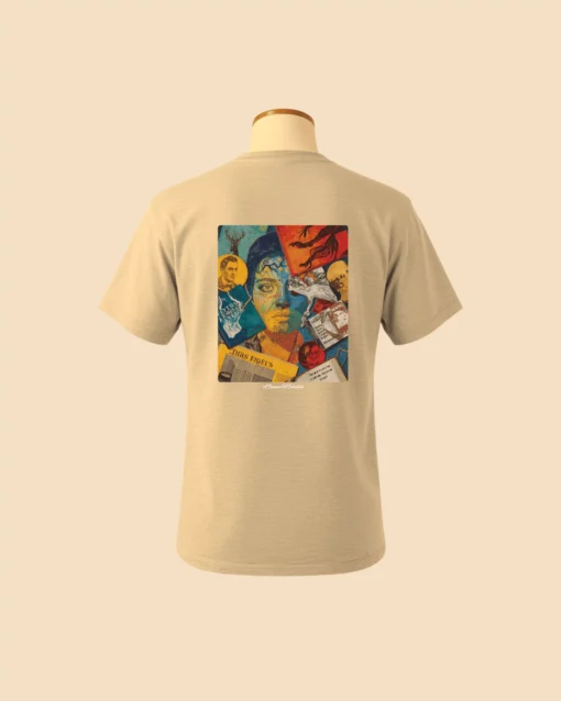 LitVibe Back Print Premium Unisex T-Shirt Beige