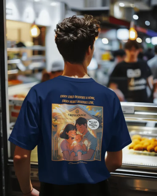 Orphan Gold Back Print Premium Unisex T-Shirt - Image 8