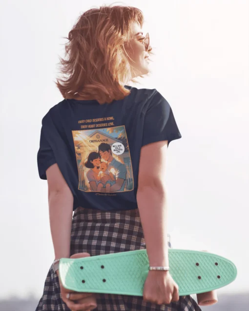 Orphan Gold Back Print Premium Unisex T-Shirt - Image 9
