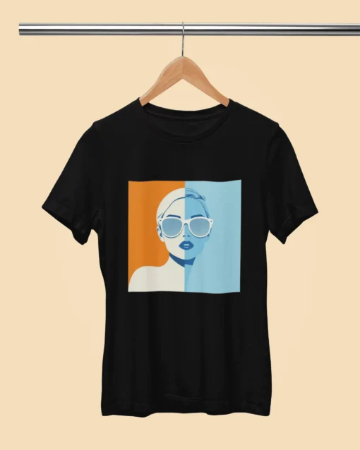 Women’s Premium Retro Radiance Classic T-Shirt - Image 4