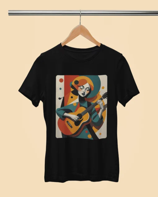 Women’s Premium StrumMuse Classic T-Shirt Black