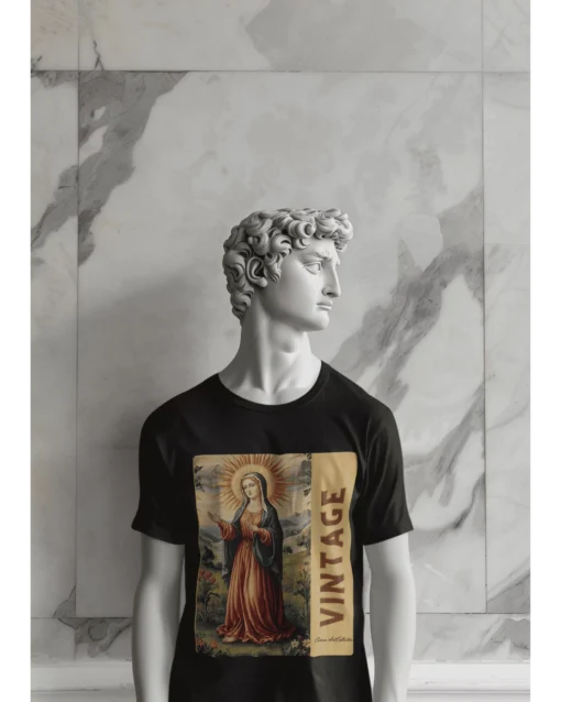 mystic-man-premium-unisex-classic-t-shirt-black-modeled